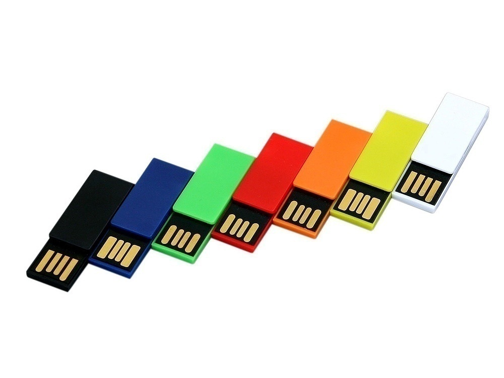 Промо-флешка USB 2.0 на 8 Гб в форме скрепки