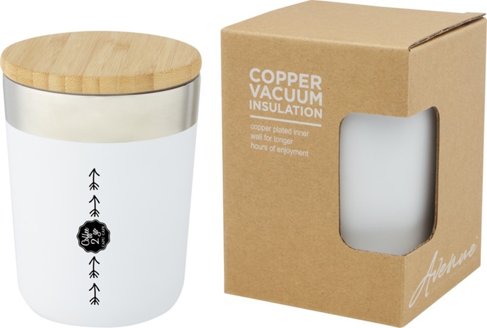 Кружка с вакуумной изоляцией и бамбуковой крышкой Lagan