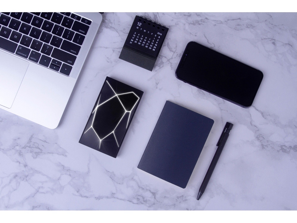 Внешний беспроводной аккумулятор Geo Wireless с подсветкой лого, 5000 mAh