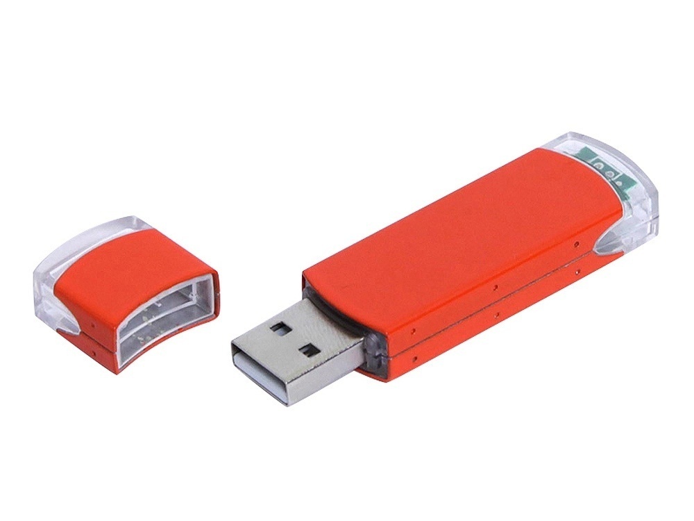 Флеш-накопитель USB 2.0 на 8 Гб классического прямоугольного дизайна для промоакций