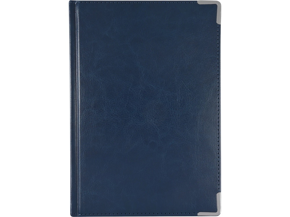 Ежедневник недатированный А5 Sidney Nebraska с серебряным срезом и уголками