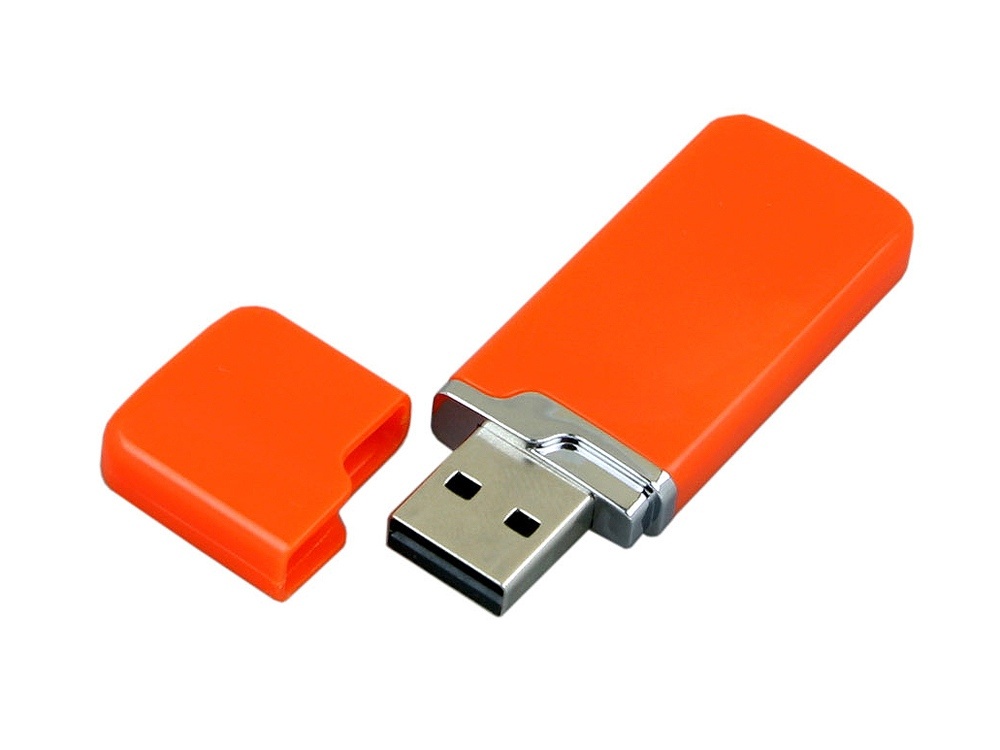 Флеш-накопитель USB 2.0 объемом 8 ГБ с уникальным колпачком