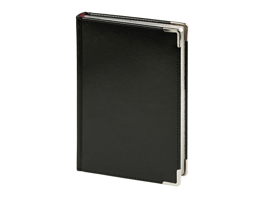 Ежедневник недатированный А5 Sidney Nebraska с серебряным срезом и уголками