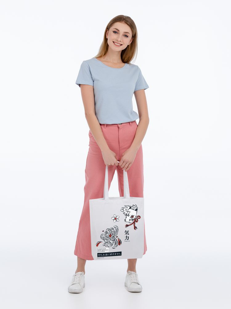 Холщовая сумка с термонаклейками «Кодекс самурая»