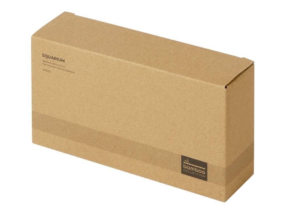 Часы из бамбука Squarium