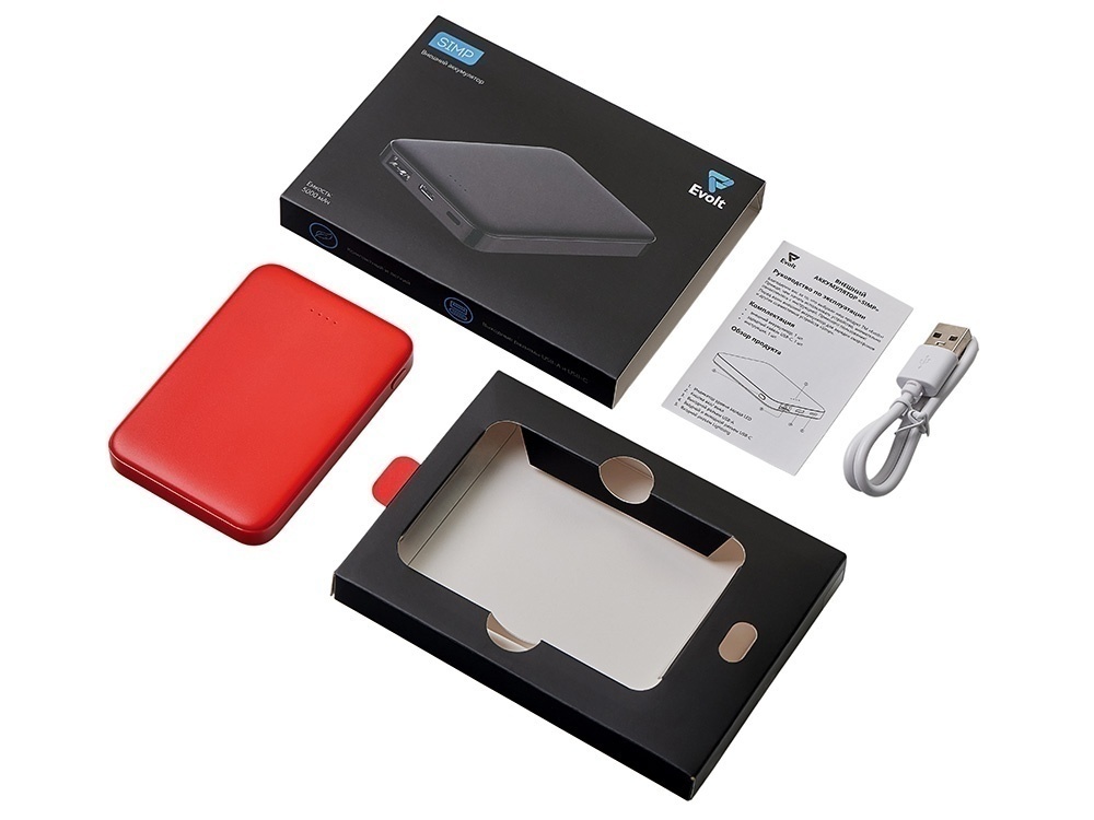 Внешний аккумулятор Simp, 5000 мАч