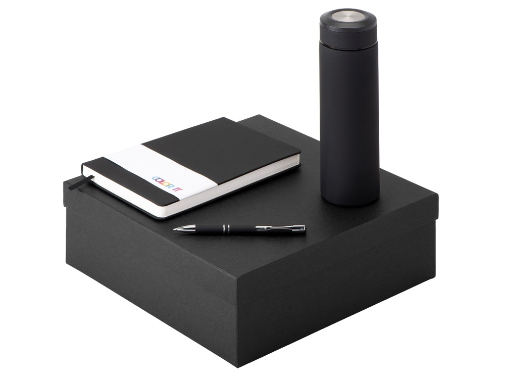 Подарочный набор Color it с блокнотом, металлической ручкой и термосом