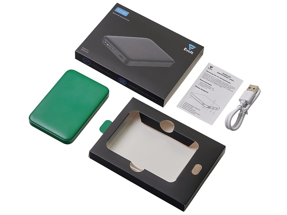 Внешний аккумулятор Simp, 5000 мАч