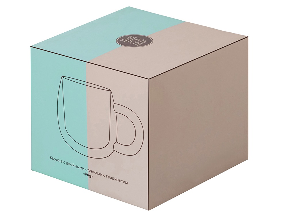 Кружка с двойными стенками и градиентом Fog