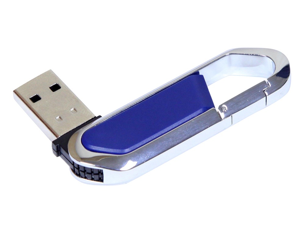 Флеш-накопитель USB 2.0 объемом 8 ГБ в форме карабина
