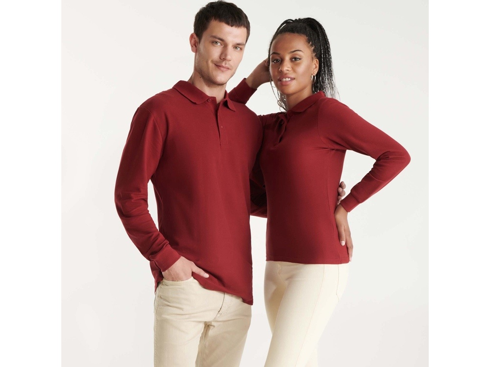 Рубашка поло Estrella женская с длинным рукавом