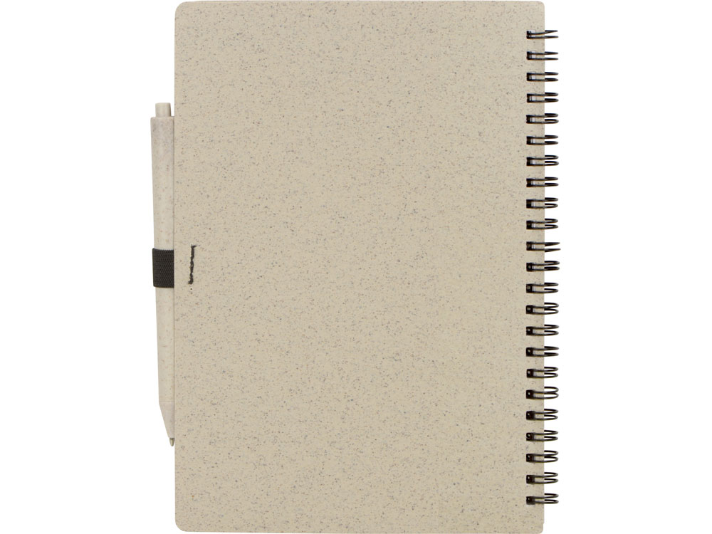 Блокнот А5 Toledo M с обложкой из пшеницы и пластика и шариковой ручкой