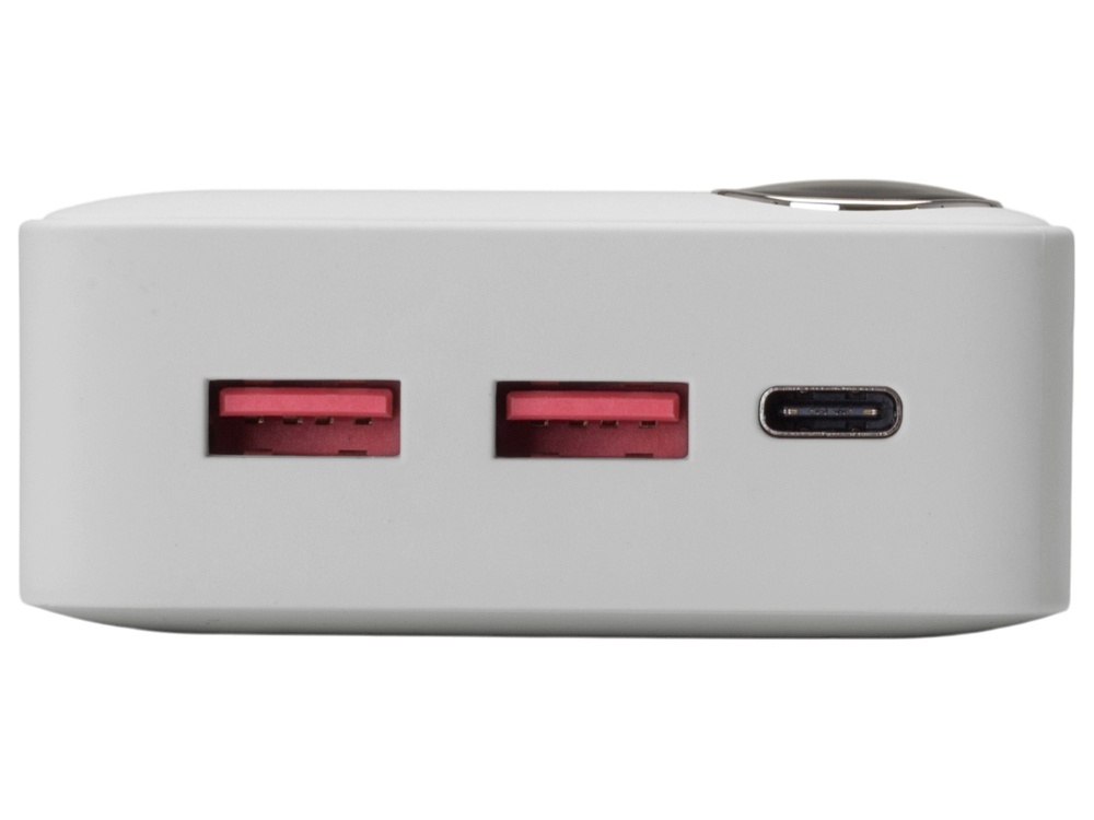 Внешний аккумулятор Mild Pro c быстрой зарядкой QC/PD, металлик soft-touch, 20 000 mAh