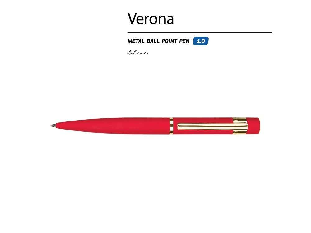 Ручка металлическая шариковая Verona