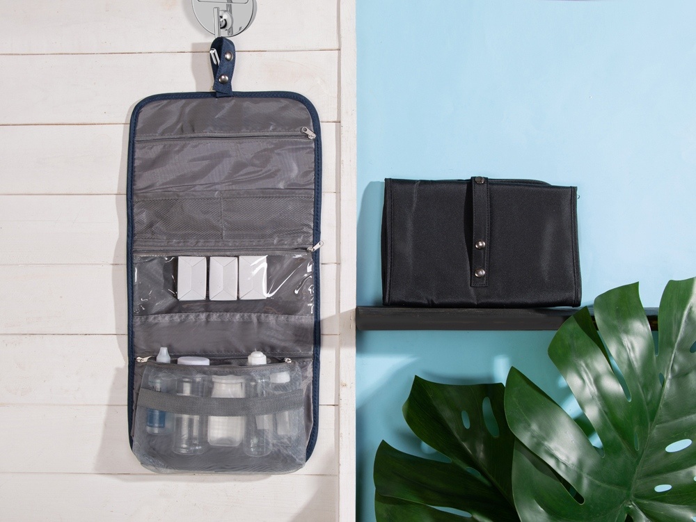 Несессер для путешествий со съемной косметичкой Flat