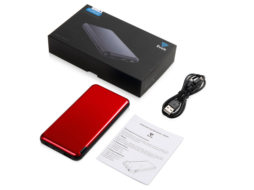 Внешний аккумулятор Forge v.2 , 10000 mAh