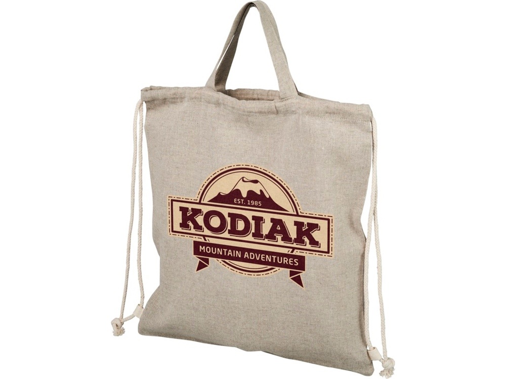 Сумка-рюкзак Pheebs из переработанного хлопка, 150 г/м²