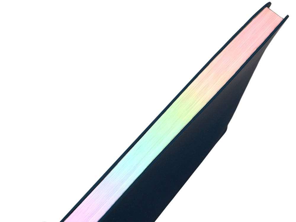 Блокнот А5 в гибкой обложке Fellini с голографическим срезом