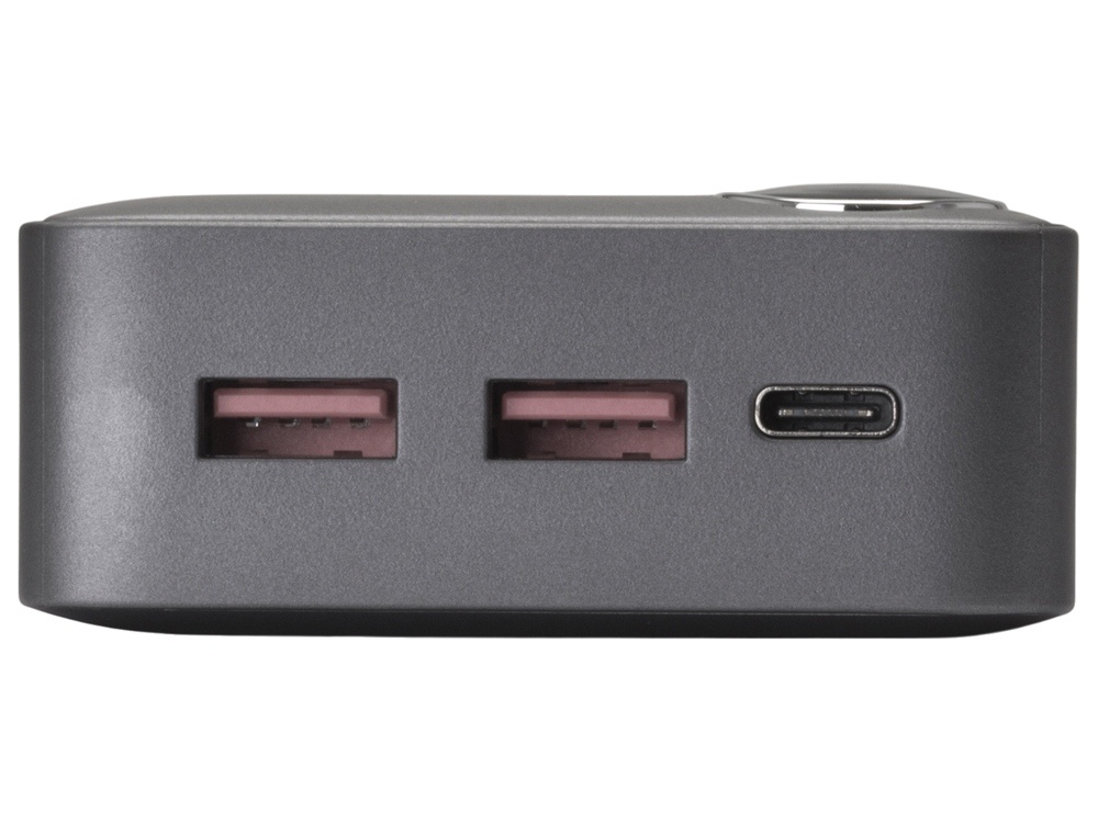 Внешний аккумулятор Mild Pro c быстрой зарядкой QC/PD, металлик soft-touch, 20 000 mAh