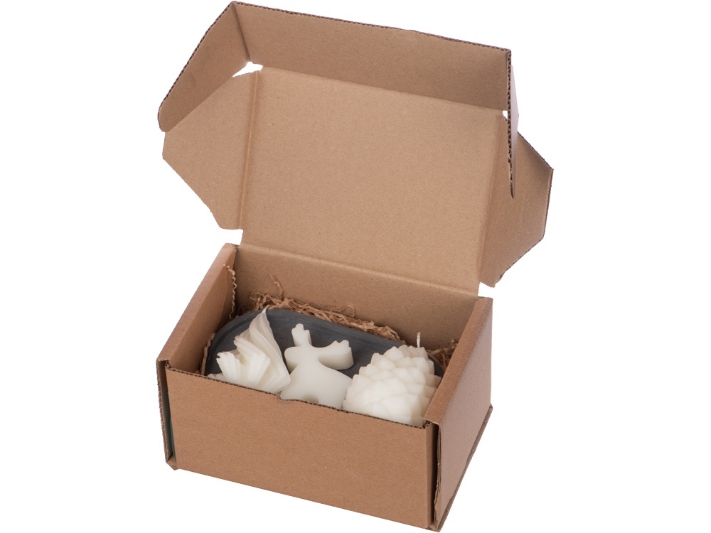 Набор свечей на подставке New year