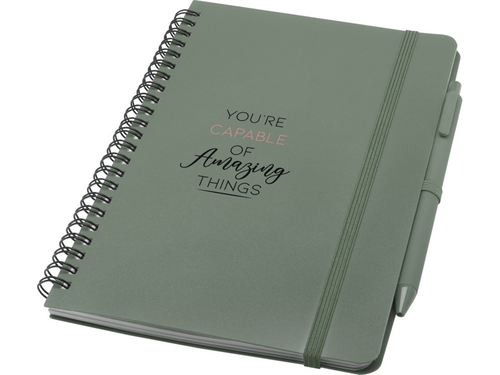 Блокнот А6 Thalaasa с шариковой ручкой