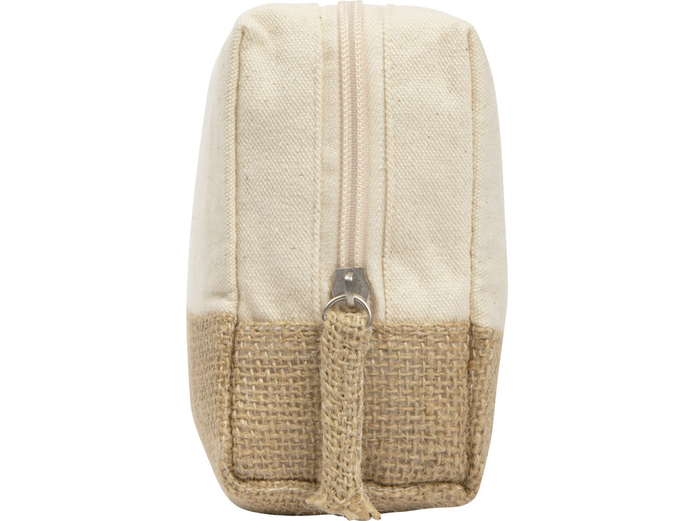 Косметичка Jute с ручкой из хлопка и джута