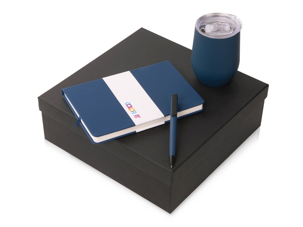 Подарочный набор COLOR IT c блокнотом, ручкой и термокружкой
