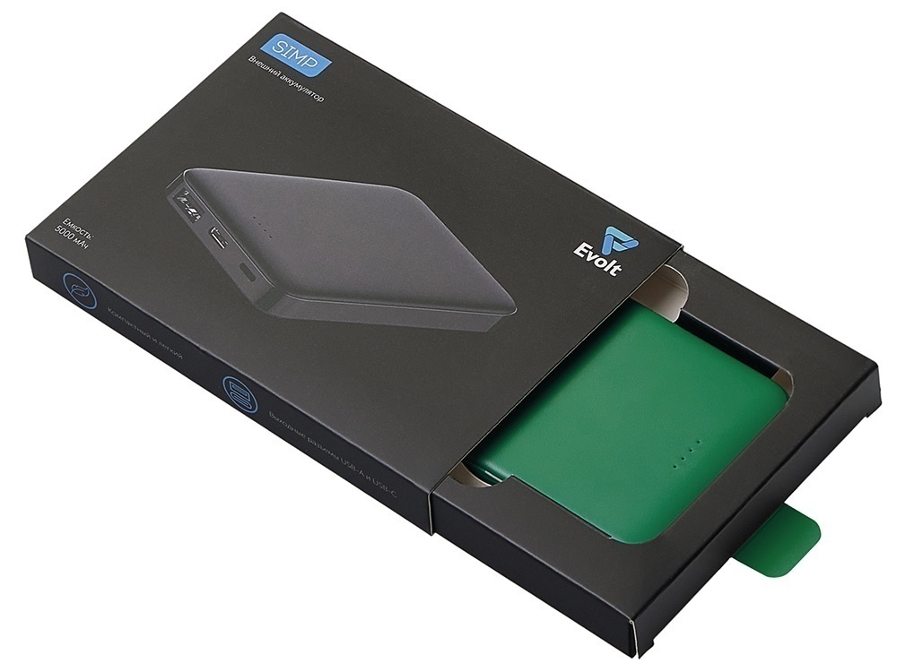 Внешний аккумулятор Simp, 5000 мАч