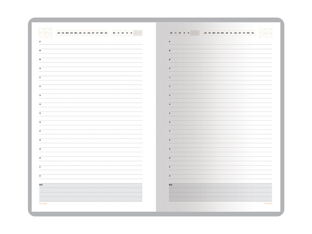 Ежедневник недатированный А5 Mercury